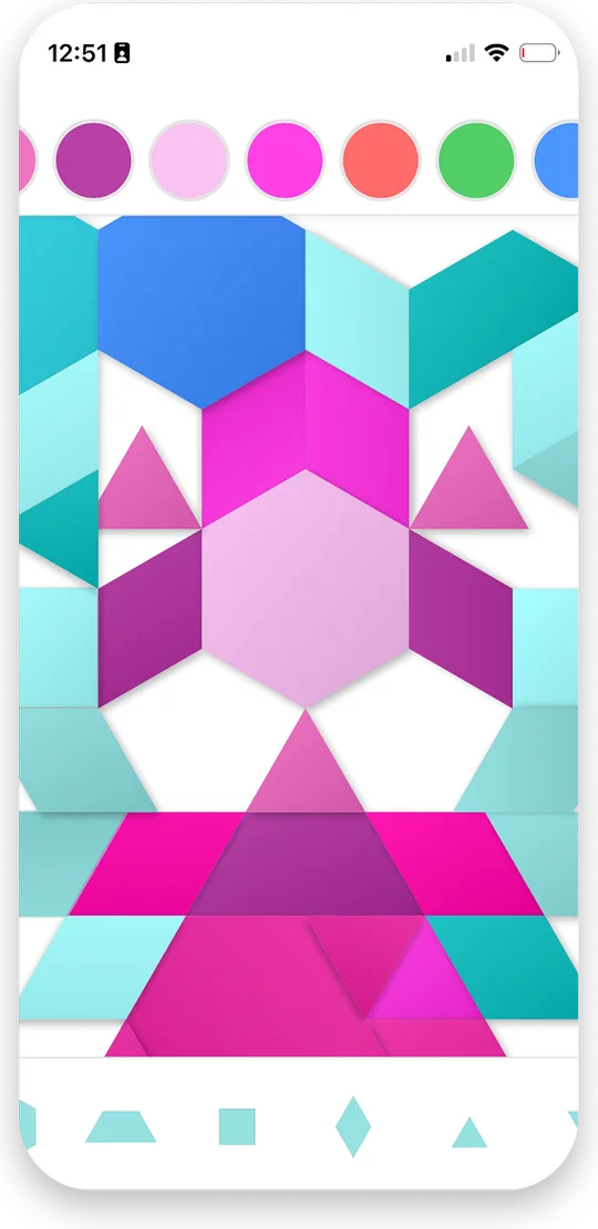 A mini app running on a phone